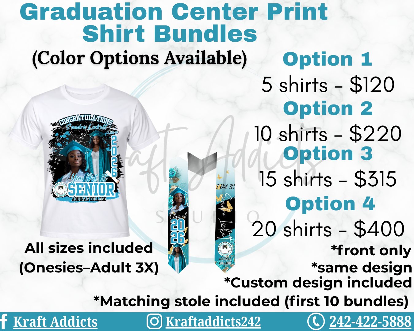 Graduation Regular Shirt Bundles