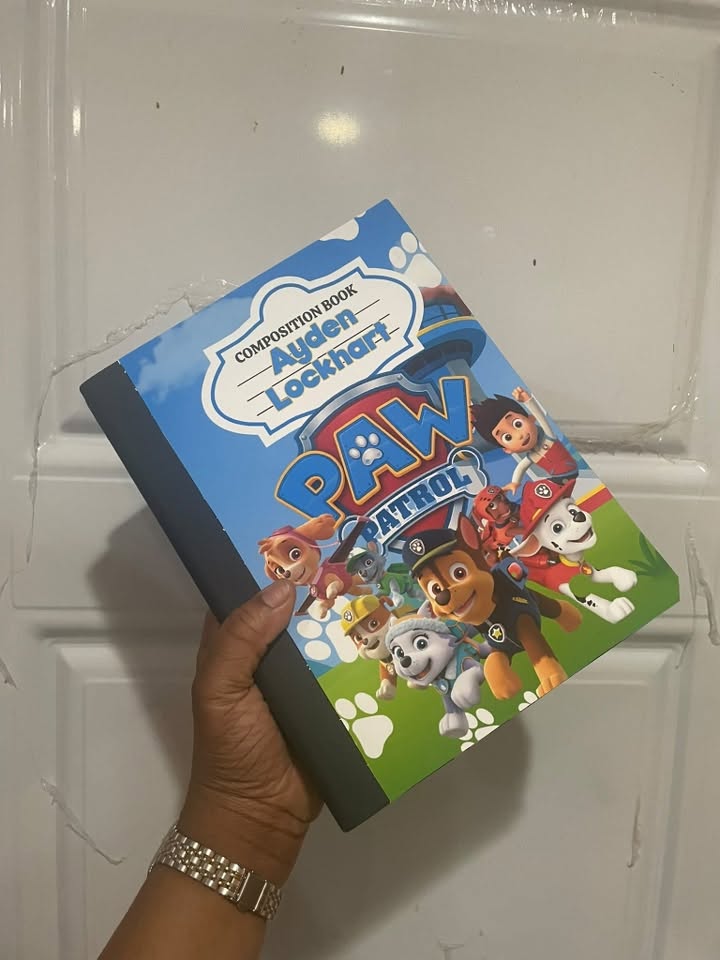 Personalized School Notebook