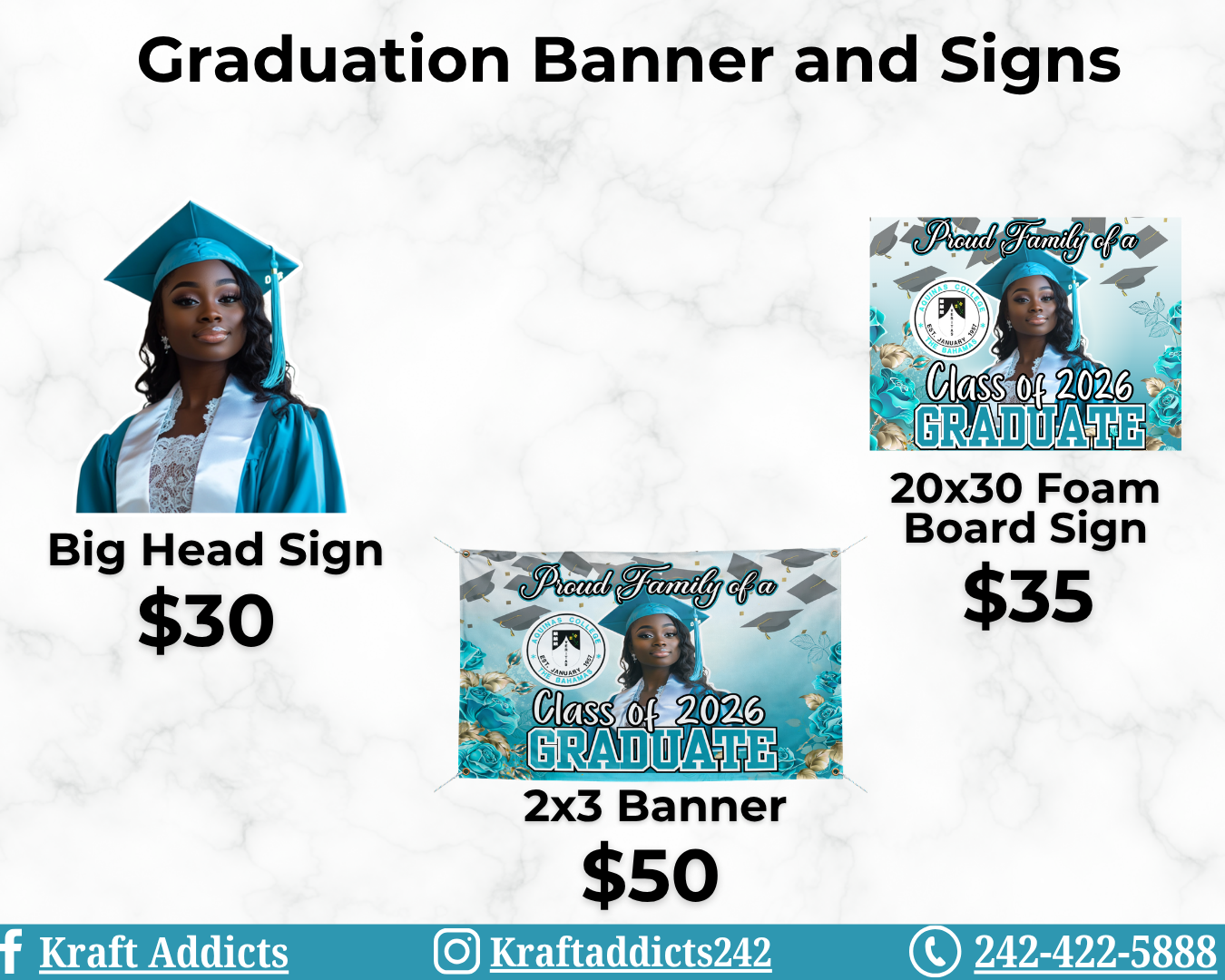 Graduation Banner & Signs